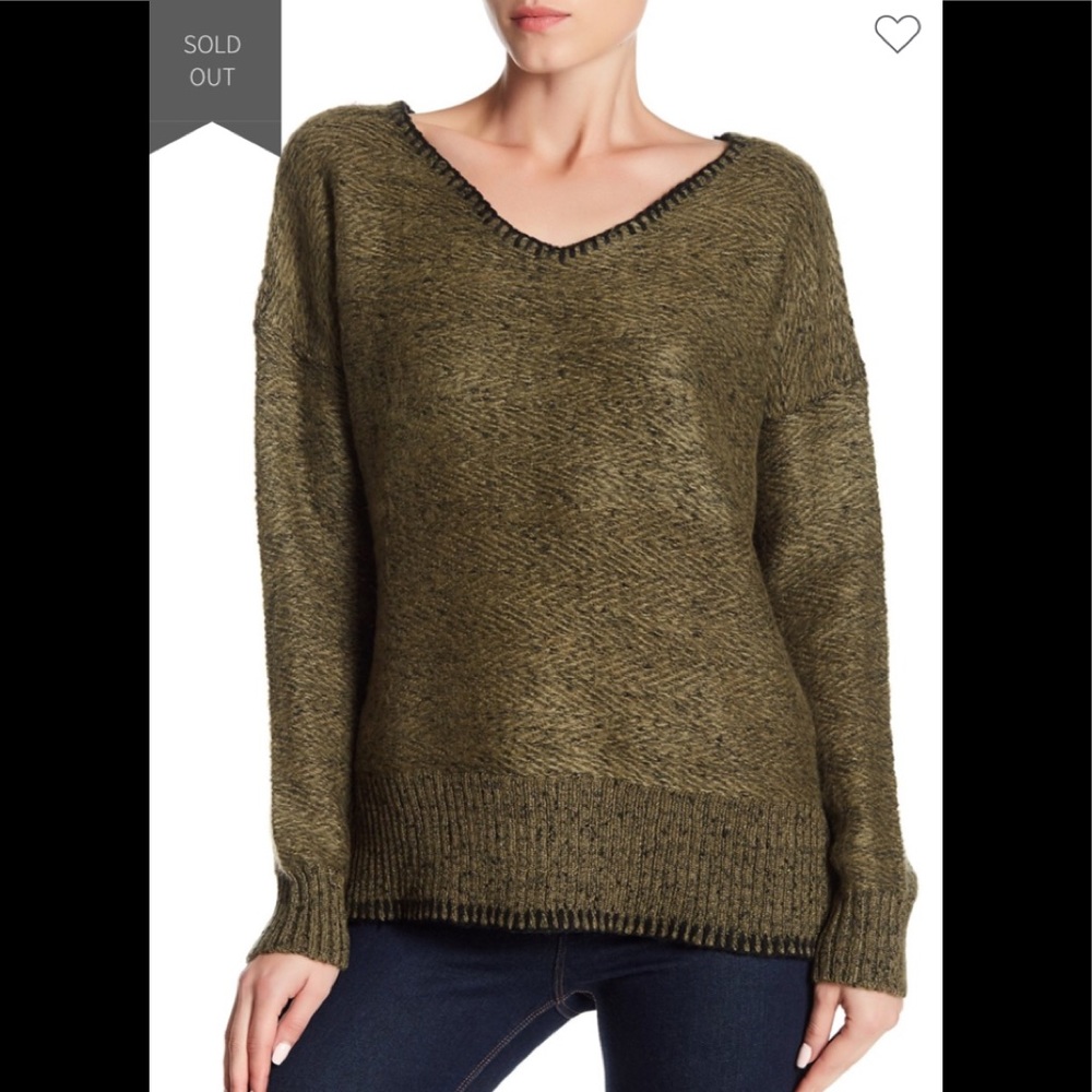 Cable & Gage hi Lo pullover sweater